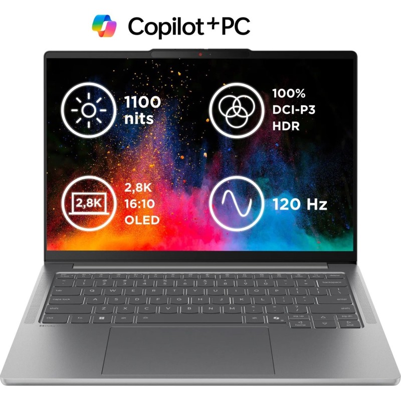 Lenovo IdeaPad Pro 5/14AKP10/AI5-340/14"/2880x1800/24GB/512GB/AMD int/W11H/Gray/2R 83JL000XCK