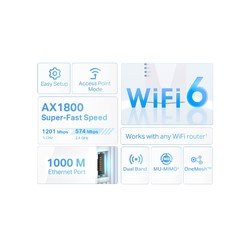 TP-Link AX1800 WI-FI 6 Range Extender/