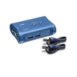 2 PORT USB KVM SWITCH KIT/(INCLUDE 2 X KVM CABLES)