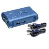 2 PORT USB KVM SWITCH KIT/(INCLUDE 2 X KVM CABLES)
