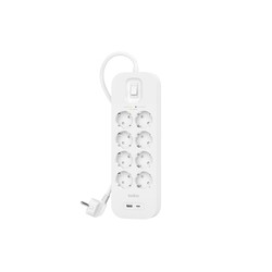 Belkin Steckdosenleiste BER-Sschutz/1XUSB-A 1XUSB-C 900J 18W 2M