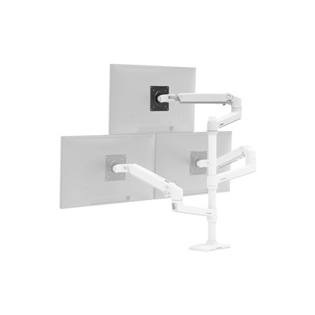 Ergotron Extension And Collar Kit/For LX Dual Stacking Arm White
