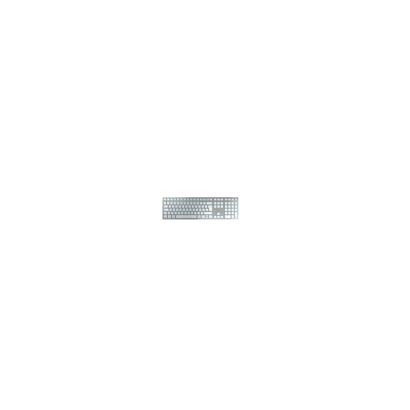 Cherry kW 9100 Slim For Mac Keyboard/Wireless Silver Germany