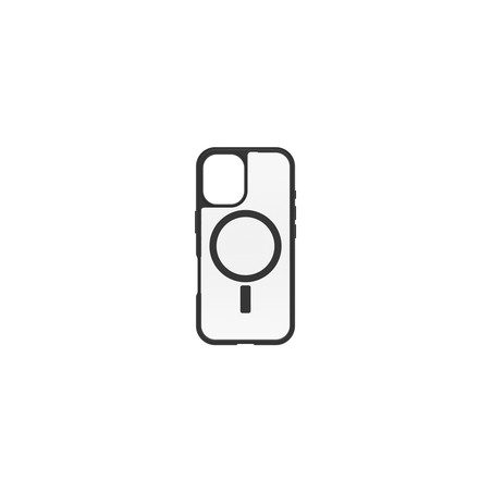Otterbox OB React MagSafe Apple IPHONE16/Black Crystal Clear/Blackpropack