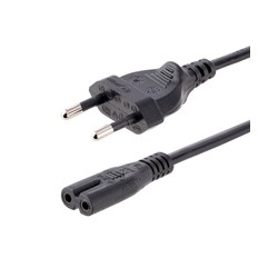 LAPTOP POWER CORD - 18 AWG/EU PLUG TO C7 - 18AWG 752E2MPOWERLEAD