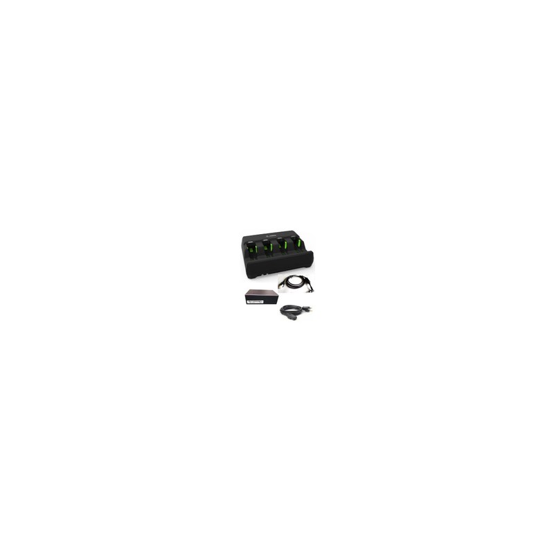 3600 BATTERY CHARGER KIT: INCLUDES 4 SLOT CHARGER (SAC3600-4001CR), POWER SUPPLY (PWR-BGA12V50W0WW), DC LINE CORD