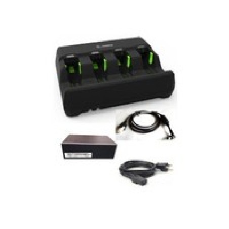 Zebra 3600 Battery Charger Kit: Includes 4 Slot Charger (SAC3600-4001CR), Power Supply (PWR-BGA12V50W0WW), DC Line Cord