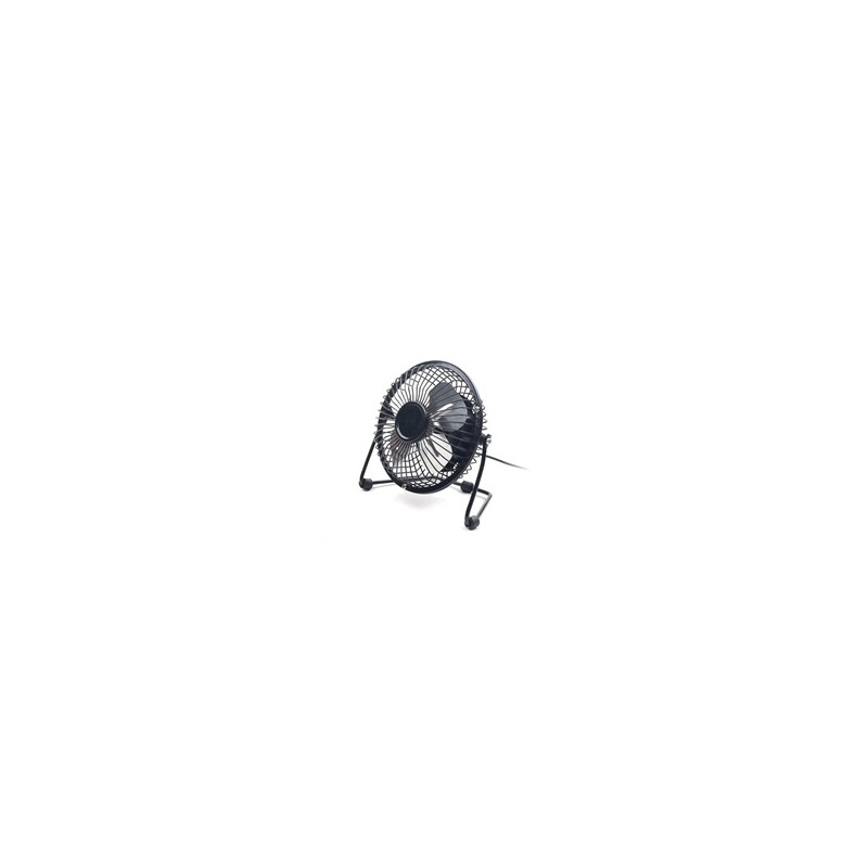 C-TECH Ventilátor UF-01, 100mm, USB, stolní, černá