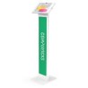 Compulocks iPad 10TH-11TH (A16) Gen Swell/Encl. Brandable Floor Stand WHT