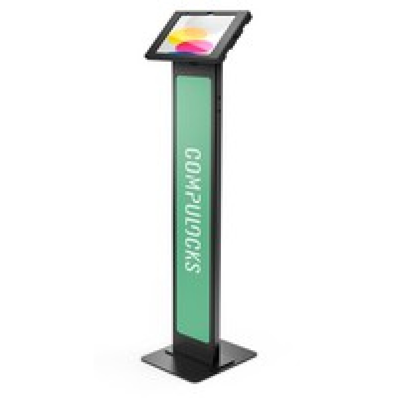 Compulocks iPad 10TH-11TH (A16) Gen Swell/Encl Brandable Floor Stand Black