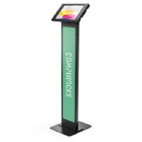 Compulocks iPad 10TH-11TH (A16) Gen Swell/Encl Brandable Floor Stand Black
