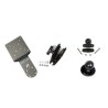 RAM mount kit, keyboard, Clamp Base, Medium arm 8.5inch (215 mm)