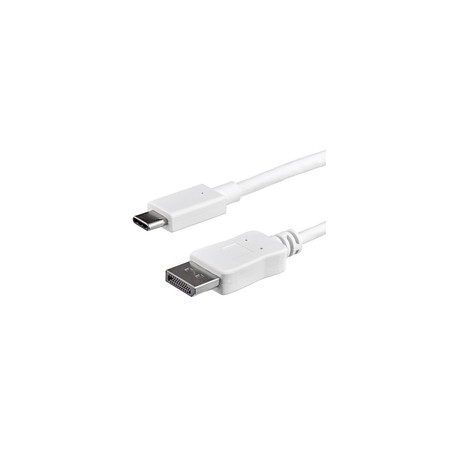 1M USB C TO DP CABLE - WHITE/USB C TO DP ADAPTER - WHITE