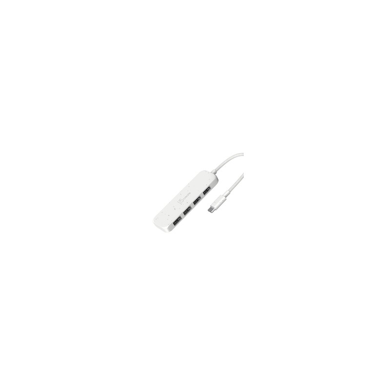 ECO-FRIENDLY USB-C TO 4-PORT/TYPE-A GEN 2 HUB JCH341EWN
