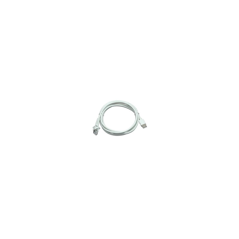 Cable, USB, Type A, TPUW, Straight, 2M, White