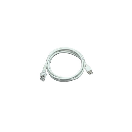 Cable, USB, Type A, TPUW, Straight, 2M, White