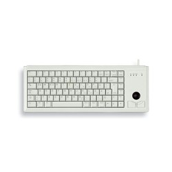 Cherry Keyboard 2X PS/2 GER Light Grey/MX-Gold Compact W/Trackball