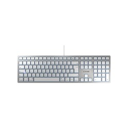 CHERRY KC 6000 SLIM SILVER/CORDED KEYBOARD F/ MAC JK1610DE1