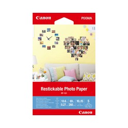 RP-101 4X6 5 SHEETS/RESTICKABLE PHOTO PAPER
