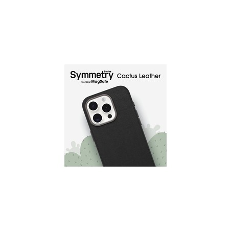 Otterbox OB Symmetry Apple iPhone 15PRO/Cactus Leather Noir Ash Black