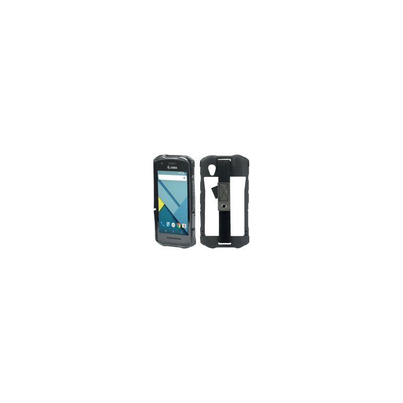 Mobilis PROTECH TPU Case For TC21/26/Elastic Hand Strap W/ Stylus BLK