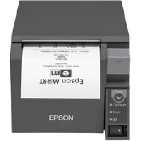 Epson TM-T70II (025C1): UB-E04 + Built-in USB, PS, Black, UK