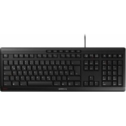 CHERRY klávesnice STREAM, drátová, USB, CZ+SK layout, černá