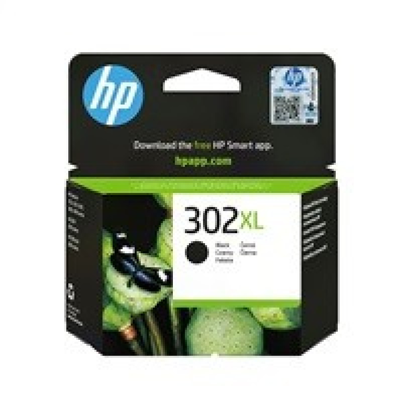 HP 302XL High Yield Black Original Ink Cartridge, , F6U68AE (480 pages)