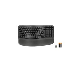 Logitech Wave Keys For Business-Graphite/DEU 2.4GHZ/BT Central 419-B2B