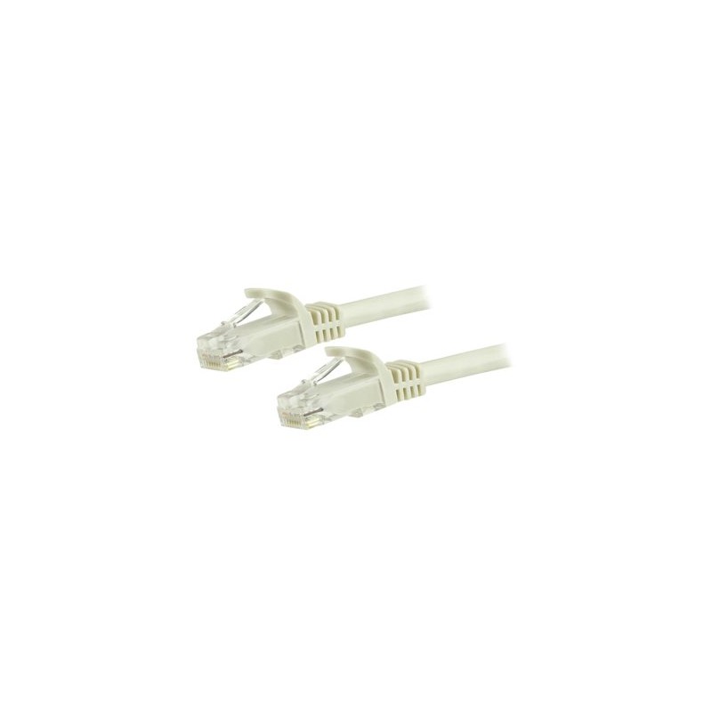 Startech 7.5 M CAT6 Cable - White/Snagless - 24 AWG Copper Wire