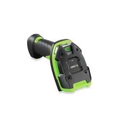 Zebra DS3608: Rugged, Area Imager, Extended Range, Corded, Industrial Green, Vibration Motor