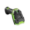 Zebra DS3608: Rugged, Area Imager, Extended Range, Corded, Industrial Green, Vibration Motor