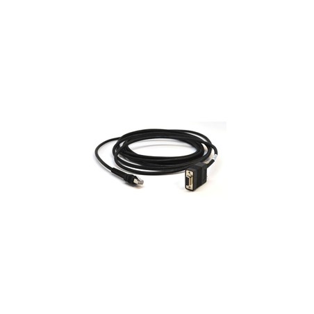 Zebra Cable - RS232: DB9 Female Connector, 15FT. (4.6M) Straight, TXD ON 2 (Requires 12V Power Supply)