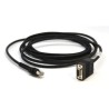 Zebra Cable - RS232: DB9 Female Connector, 15FT. (4.6M) Straight, TXD ON 2 (Requires 12V Power Supply)