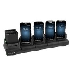 Zebra TC51/56 5-Slot Charge Only Cradle W/SPARE Battery Charger. Includes Power Supply And DC Cable.