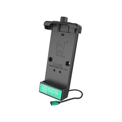 GDS Vehicle Dock with IntelliSkin is a spring-loaded, quick release holder