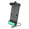 GDS Vehicle Dock with IntelliSkin is a spring-loaded, quick release holder