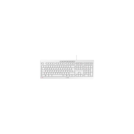 CHERRY STREAM KEYBOARD GERMANY/WHITE-GREY