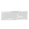 CHERRY STREAM KEYBOARD GERMANY/WHITE-GREY