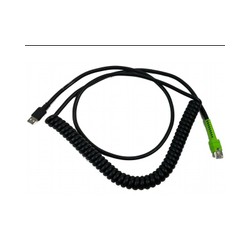 Zebra Cable - Shielded USB: Series A, 12', Coiled, BC1.2 (High Current), -30C