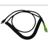 Zebra Cable - Shielded USB: Series A, 12', Coiled, BC1.2 (High Current), -30C