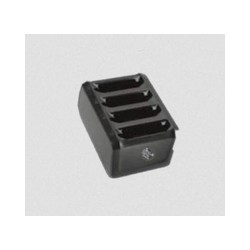 Zebra 4-Slot Powerpack Battery Charger. Required Power Supply PWR-BGA12V50W0WW, DC Cord Cbl-DC-388A1-01, AC Line Cord Sold