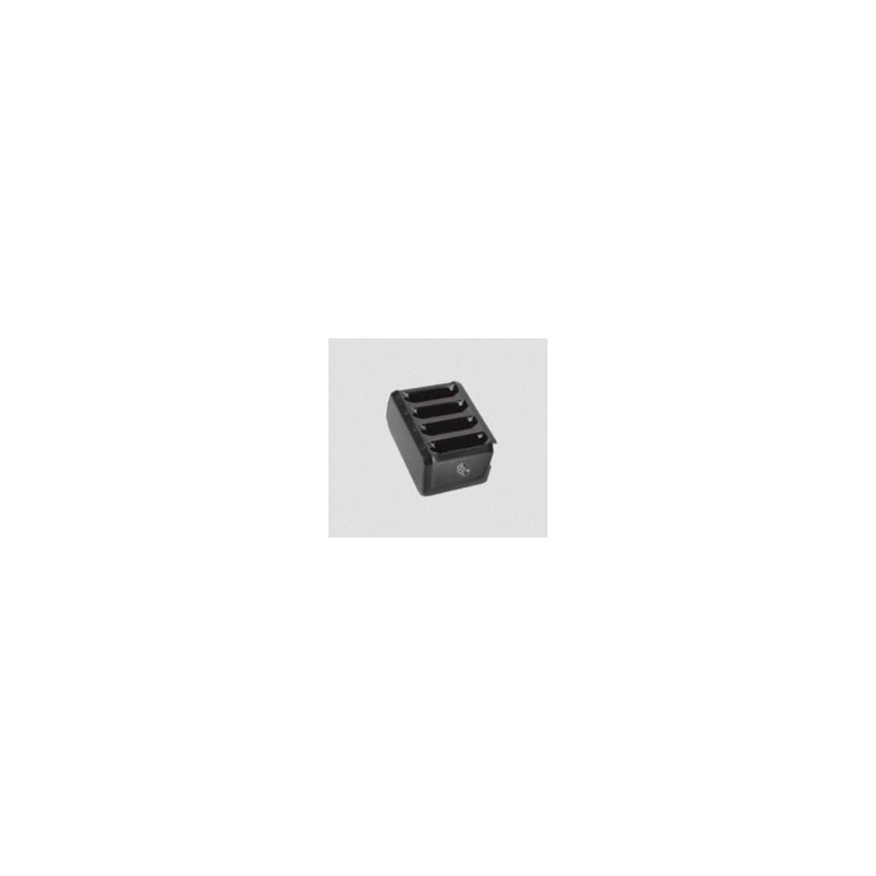 Zebra 4-Slot Powerpack Battery Charger. Required Power Supply PWR-BGA12V50W0WW, DC Cord Cbl-DC-388A1-01, AC Line Cord Sold
