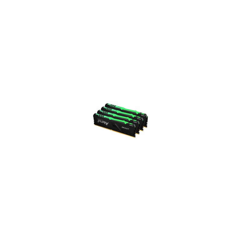 Kingston 64GB DDR4-3200MHZ CL16 DIMM/(Kit OF 4) FURY Beast RGB