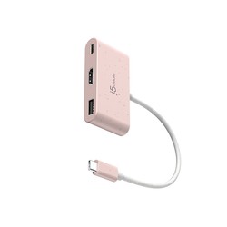 ECO-FRIENDLY USB-C TO HDMI USB/TYPE-A WITH POWER DELIVERY JCA379ERN