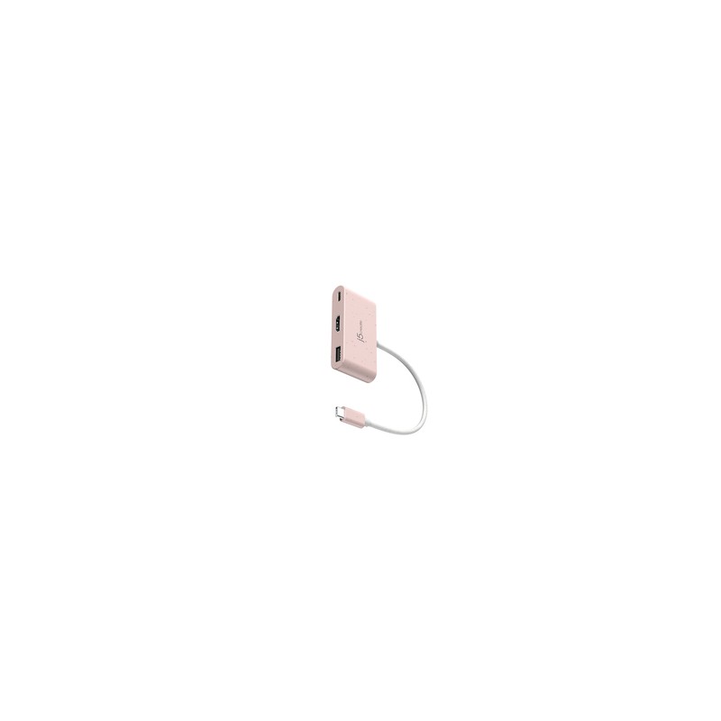 ECO-FRIENDLY USB-C TO HDMI USB/TYPE-A WITH POWER DELIVERY JCA379ERN