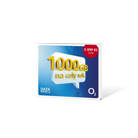 O2 Roční datové připojení 1,2 TB Bundle 4+1