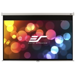 POŠKOZENÝ OBAL - ELITE SCREENS plátno roleta 100" (254 cm)/ 16:9/ 124,5 x 221 cm/ Gain 1,1/ case bílý