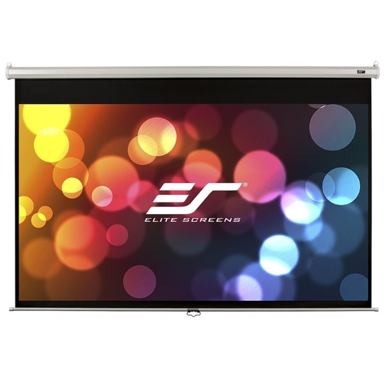 POŠKOZENÝ OBAL - ELITE SCREENS plátno roleta 100" (254 cm)/ 16:9/ 124,5 x 221 cm/ Gain 1,1/ case bílý