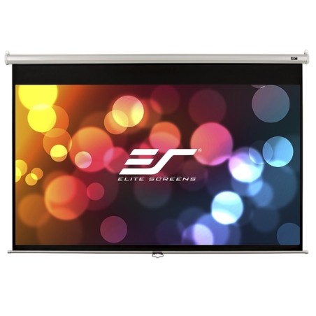 POŠKOZENÝ OBAL - ELITE SCREENS plátno roleta 100" (254 cm)/ 16:9/ 124,5 x 221 cm/ Gain 1,1/ case bílý